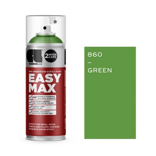 COSMOLAC SPRAY EASY MAX  No860 ΠΡΑΣΙΝΟ 400ml