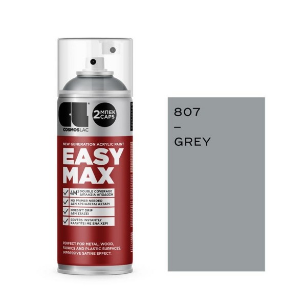 COSMOLAC SPRAY EASY MAX  No807 ΓΚΡΙ 400ml