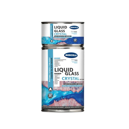 MERCOLA LIQUID GLASS CRYSTAL ΣΕΤ 1KG