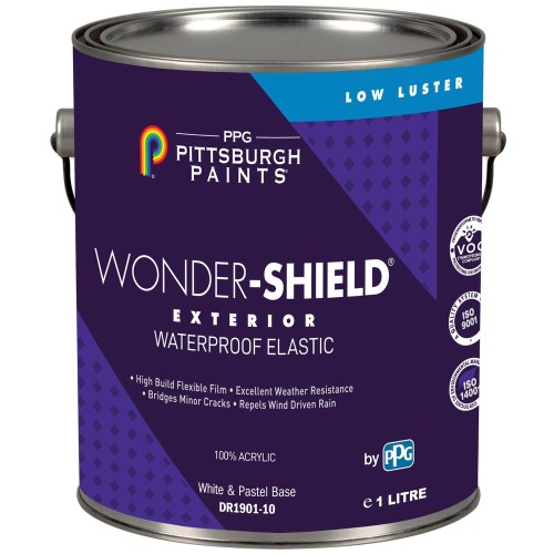 PITTSBURGH DR 1901 WONDER-SHIELD ΑΚΡΥΛΙΚΟ ΑΔΙΑΒΡΟΧΟ ΕΛΑΣΤΟΜΕΡΕΣ ΧΡΩΜΑ MEDIUM BASE 9.11L