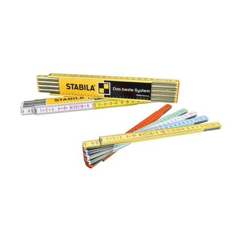 STABILA ΜΕΤΡΟ ΞΥΛΙΝΟ 2M ΠΟΛΥΧΡΩΜΟ