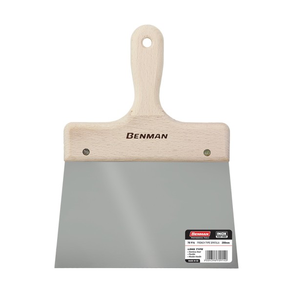 BENMAN ΣΠΑΤΟΥΛΑ ΦΑΡΔΙΑ ΜΕ ΞΥΛΙΝΗ ΛΑΒΗ ΙΝΟΧ 1600mm