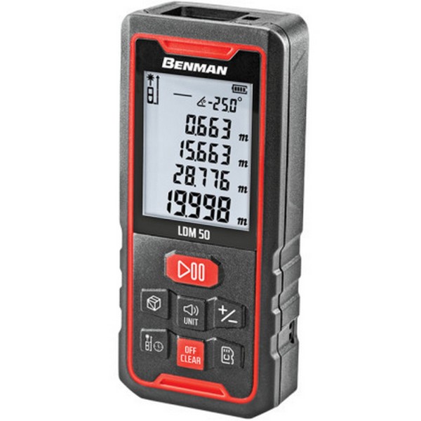 BENMAN ΜΕΤΡΗΤΗΣ ΑΠΟΣΤΑΣΕΩΝ LASER (50m) LDM 50
