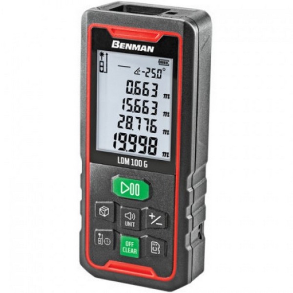 BENMAN ΜΕΤΡΗΤΗΣ ΑΠΟΣΤΑΣΕΩΝ LASER (100m) LDM 100G