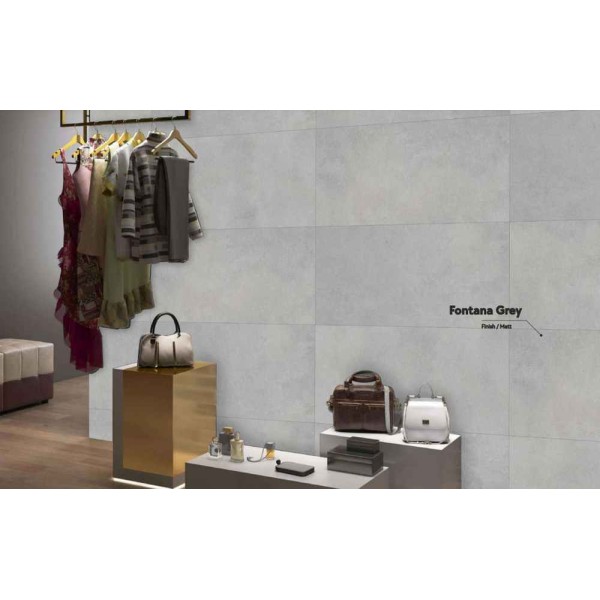 ΠΛΑΚΑΚΙ FONTANA GREY MATT 60Χ60cm