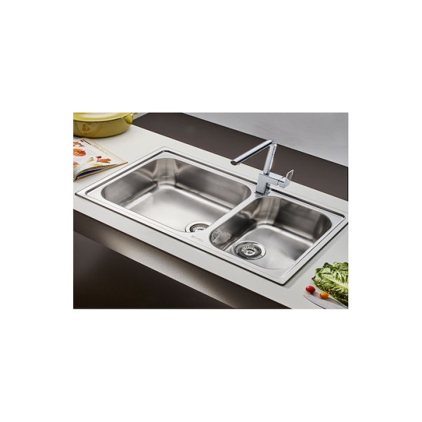 ΝΕΡΟΧΥΤΗΣ LINEAR APELL INOX ΣΑΓΡΕ 86*50