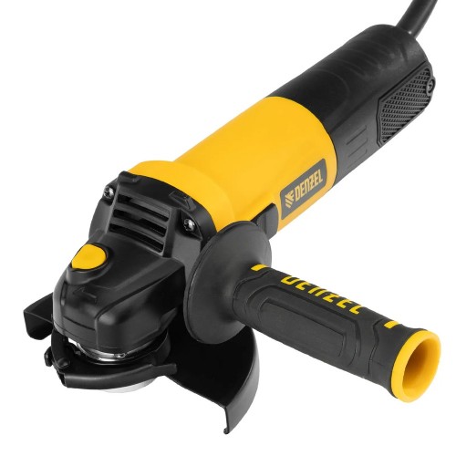 DENZEL ΓΩΝΙΑΚΟΣ ΤΡΟΧΟΣ 125mm - 1100W  ΜΕ ΡΥΘΜΙΖΟΜΕΝΕΣ ΣΤΡΟΦΕΣ