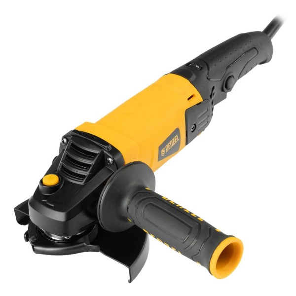 DENZEL ΓΩΝΙΑΚΟΣ ΤΡΟΧΟΣ 125mm - 1100W  ΜΕ ΡΥΘΜΙΖΟΜΕΝΕΣ ΣΤΡΟΦΕΣ