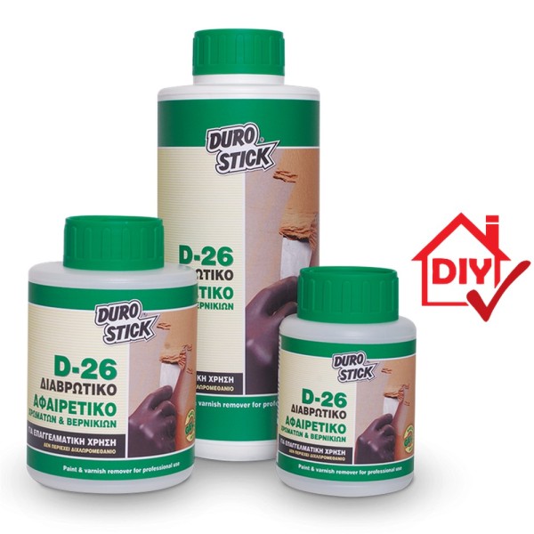 DUROSTICK D-26 ΔΙΑΒΡΩΤΙΚΟ ΧΡΩΜΑΤΩΝ 250ml