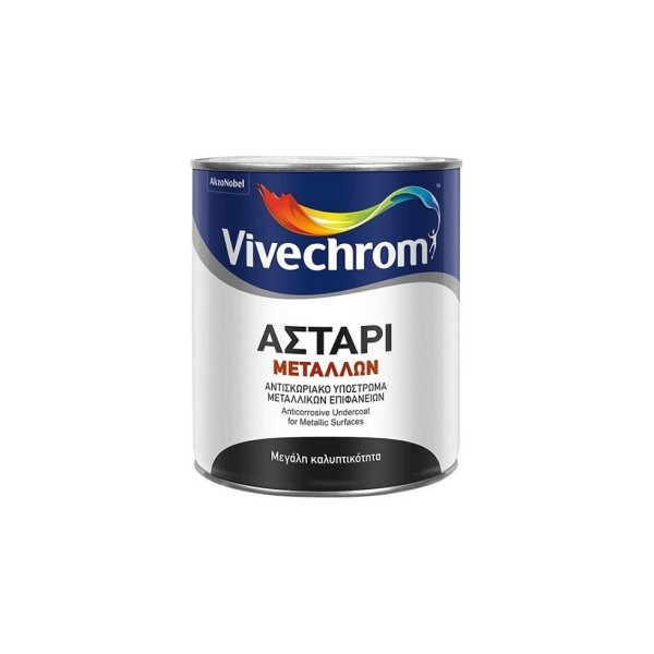 VIVECHROM ΑΣΤΑΡΙ ΜΕΤΑΛΛΩΝ 30 ΛΕΥΚΟ 5LT