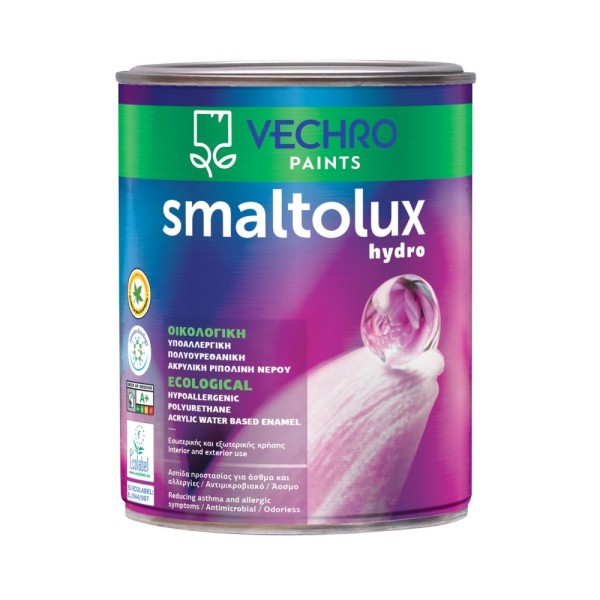 VECHRO SMALTOLUX hydro SATIN ΛΕΥΚΟ 2.5lt