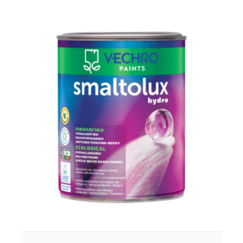 VECHRO SMALTOLUX Hydro GLOSS ΛΕΥΚΟ 2,5lt