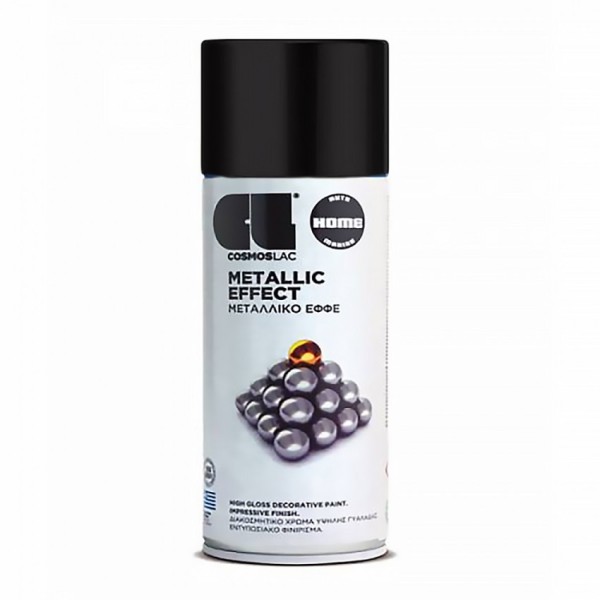 COSMO LAC 335 SPRAY METALLIC BLACK 400ml