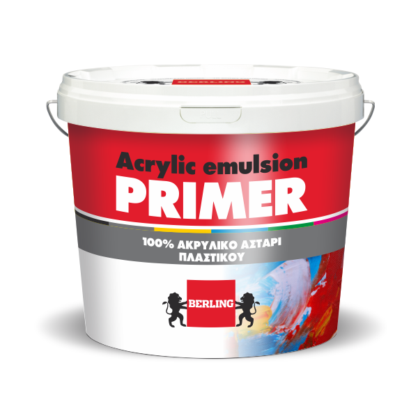 BERLING ΑΚΡΥΛΙΚΟ ΑΣΤΑΡΙ ΠΛΑΣΤΙΚΟΥ 3L