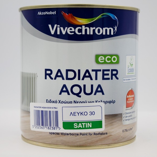 VIVECHROM RADIATER AQUA ECO ΣΑΤΙΝΕ ΛΕΥΚΟ 750ML