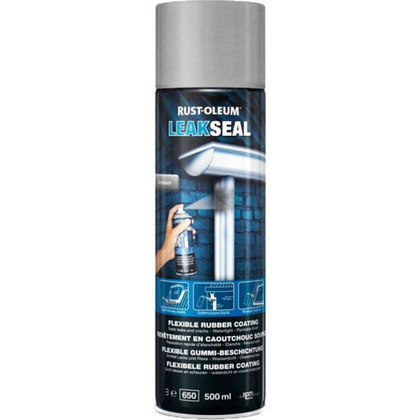 RUST OLEUM LEAK SEAL SPRAY TRANSPARENT 500ml