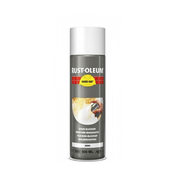 RUST OLEUM  STAIN BLOCKER SPRAY 2990 WHITE MATT 500ml