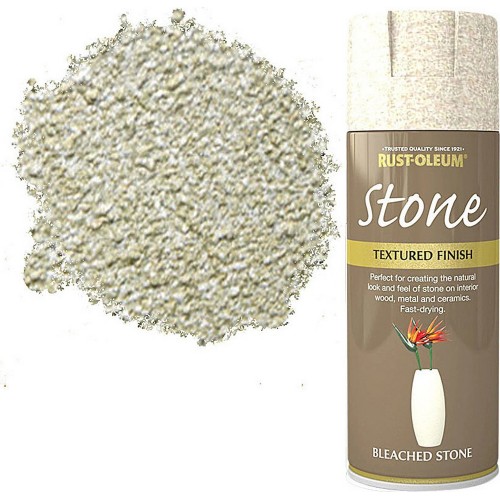 RUST OLEUM STONE SPRAY BLEACHED STONE 400ml