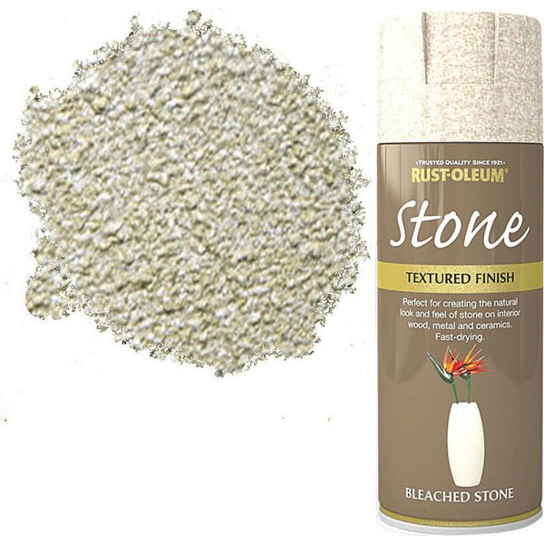 RUST OLEUM STONE SPRAY BLEACHED STONE 400ml