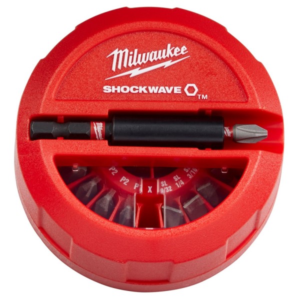 MILWAUKEE SET ΜΥΤΕΣ+ADAPTOR SHOCKWAVE 15ΤΜΧ MW