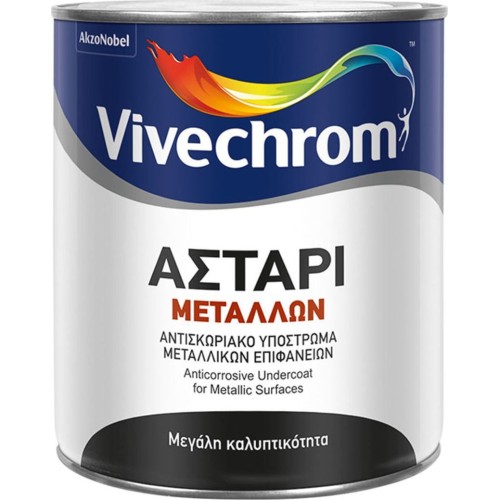 VIVECHROM ΑΣΤΑΡΙ ΜΕΤΑΛΛΩΝ ΛΕΥΚΟ 2.5L