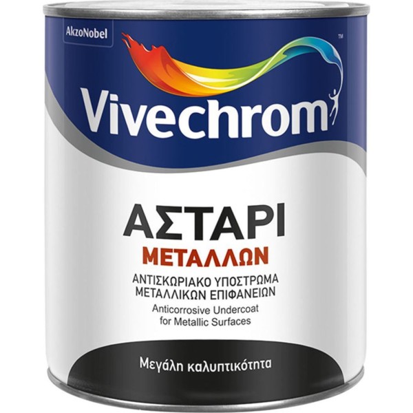 VIVECHROM ΑΣΤΑΡΙ ΜΕΤΑΛΛΩΝ ΛΕΥΚΟ 2.5L