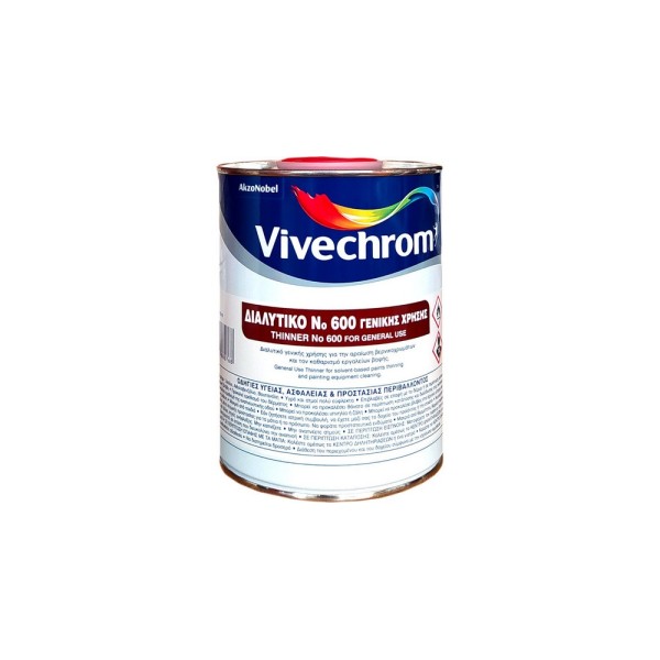 VIVECHROM ΔΙΑΛΥΤΙΚΟ Νο 600 ΓΕΝΙΚΗΣ ΧΡΗΣΗΣ 750ML