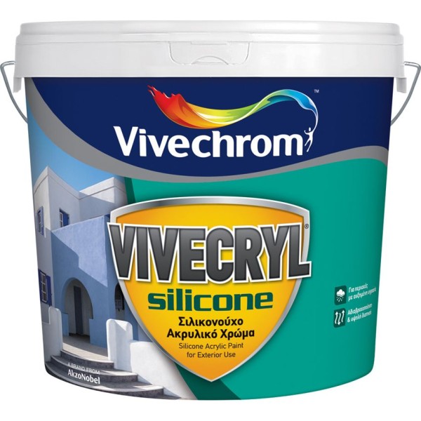 VIVECHROM VIVECRYL SILICONE ΛΕΥΚΟ 3L