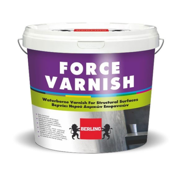 BERLING-FORCE MATT ΒΕΡΝΙΚΙ ΔΟΜΙΚΩΝ ΕΠΙΦΑΝΕΙΩΝ 3LT