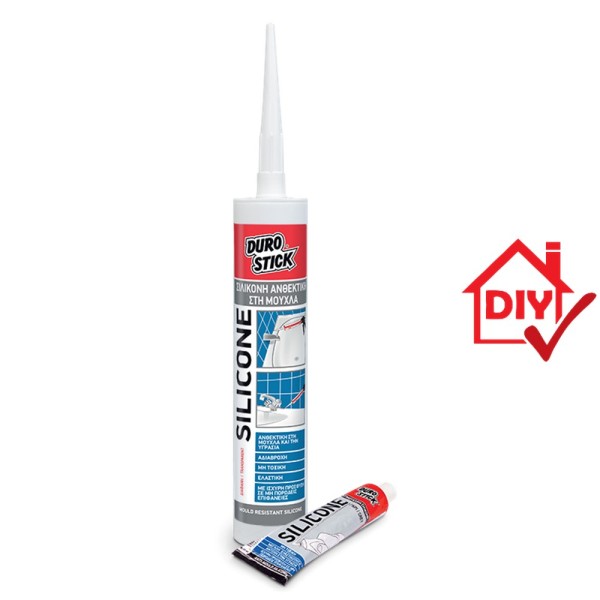 DUROSTICK ΣΙΛΙΚΟΝΗ ΑΝΤΙΜΟΥΧΛΙΚΗ ΛΕΥΚΗ 280ML