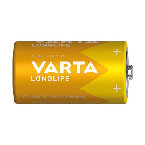 VARTA ΑΛΚΑΛΙΚΕΣ ΜΠΑΤΑΡΙΕΣ LONG LIFE EXT ΜΕΣΑΙΑ C (2TEM)