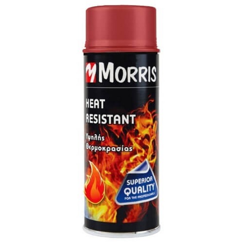 MORRIS ΣΠΡΕΙ ΧΡΩΜΑΤΟΣ ΠΥΡΑΝΤΟΧΟ ΚΟΚΚΙΝΟ ΛΑΚΑ 400ml