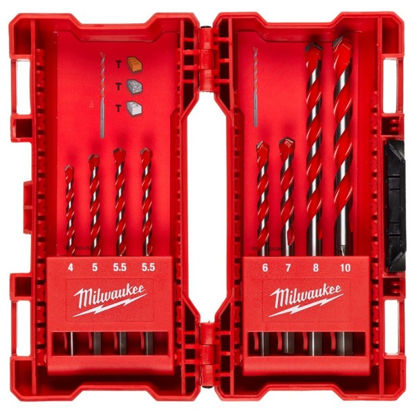 MILWAUKEE ΔΙΑΜΑΝΤΟΤΡΥΠΑΝΑ SUPER ΜΠΕΤΟΥ SET 8TMX