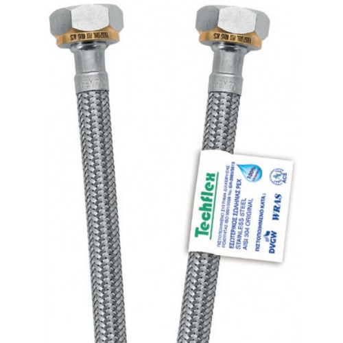VIOSPIRAL ΣΠΙΡΑΛ INOX TECHFLEX  ΘΗΛΥΚΟ-ΘΗΛΥΚΟ 1/2Χ1/2 60cm