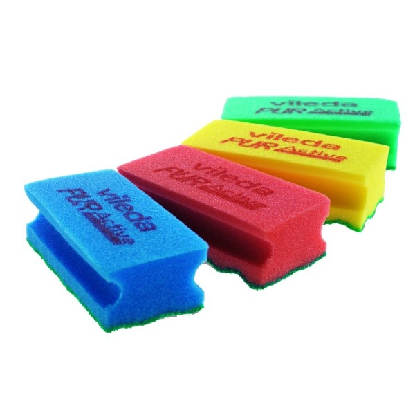 VILEDA PURACTIVE ΜΠΛΕ ΣΠΟΓΓΟΣ ΜΕ ΛΑΒΗ 7Χ15εκ.