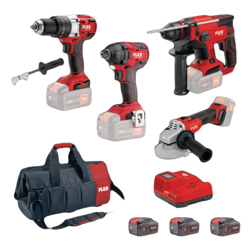 FLEX PACK ΚΡΟΥΣΤΙΚΟ ΔΡΑΠΑΝΟΚΑΤΣΑΒΙΔΟ-ΠΑΛΜΙΚΟ ΚΑΤΣΑΒΙΔΙ-ΓΩΝΙΑΚΟΣ ΤΡΟΧΟΣ-ΠΕΡΙΣΤΡΟΦΙΚΟ ΠΙΣΤΟΛΕΤΟ-ΤΑΧΥΦΟΡΤΙΣΤΗΣ-ΜΠΑΤΑΡΙΕΣ-ΤΣΑΝΤΑ