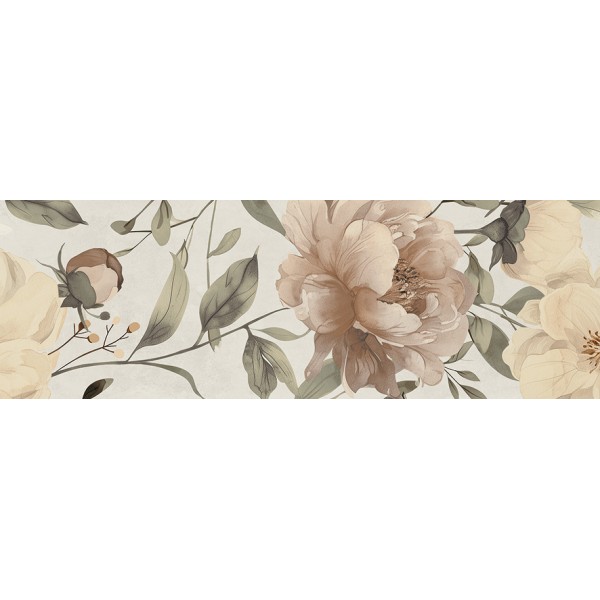 ΠΛΑΚΑΚΙ SPATULA PEONIES WARM  30X90