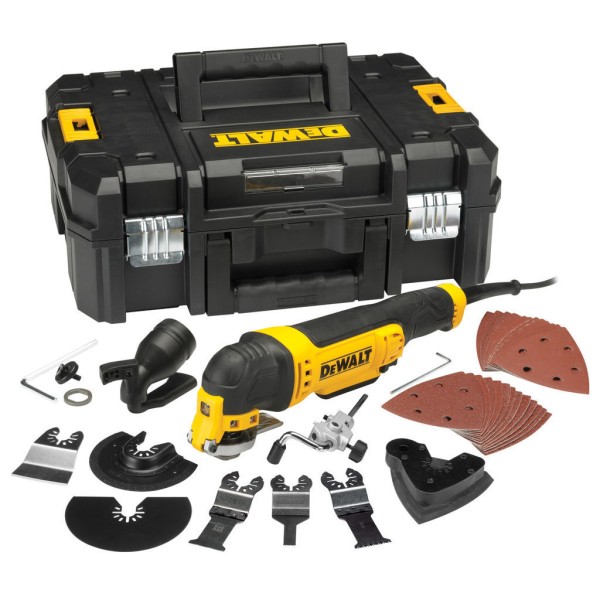 DEWALT ΠΟΛΥΕΡΓΑΛΕΙΟ 300W + 12 ΕΞΑΡΤ DWE315KT